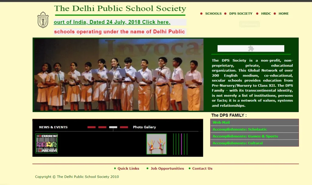 About Delhi Public School (DPS)