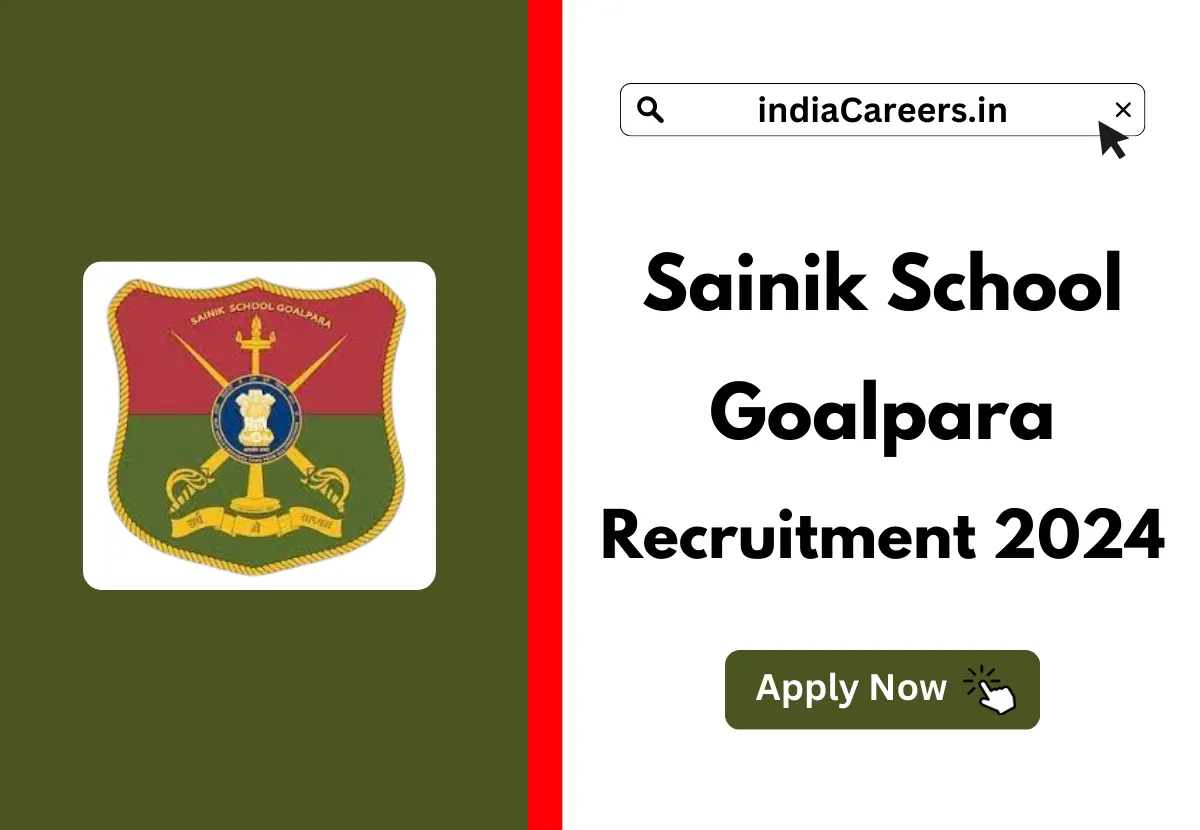 Sainik School Goalpara Recruitment