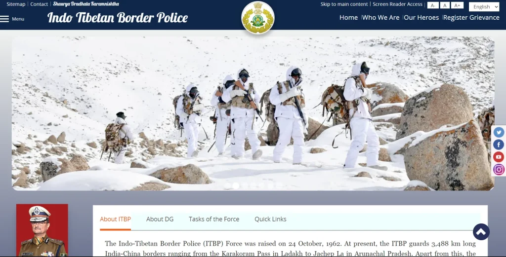 About Indo-Tibetan Border Police (ITBP)