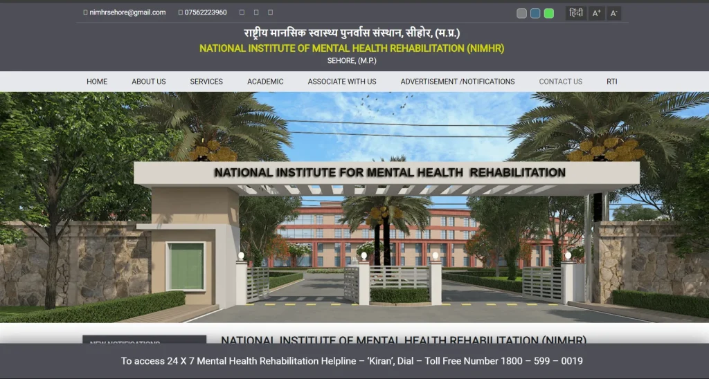 About National Institute of Mental Health Rehabilitation (NIMHR)