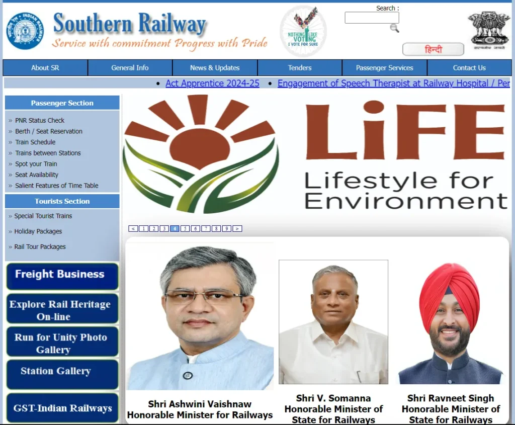 About Southern Railway