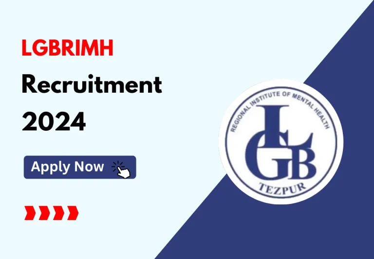 LGB Regional Institute Of Mental Health Recruitment