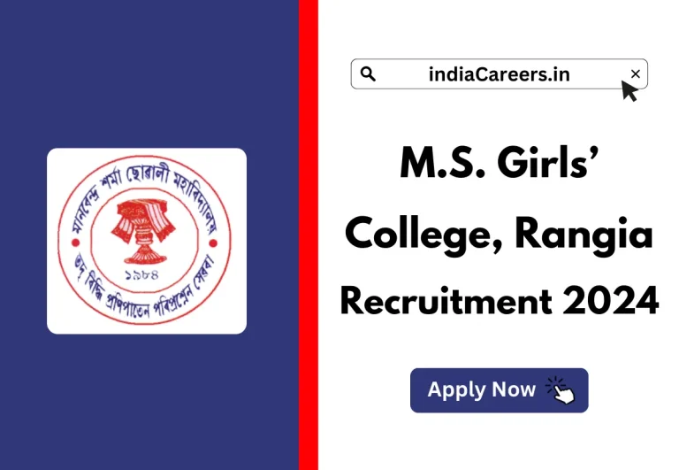 Manabendra Sarma Girls College Recruitment