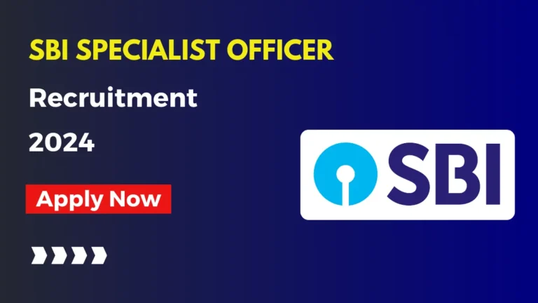 SBI SO Recruitment