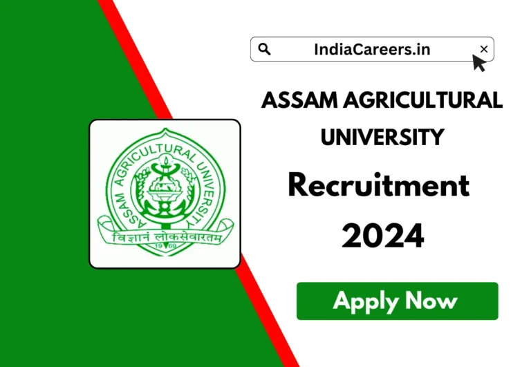 Assam Agricultural University Recruitment