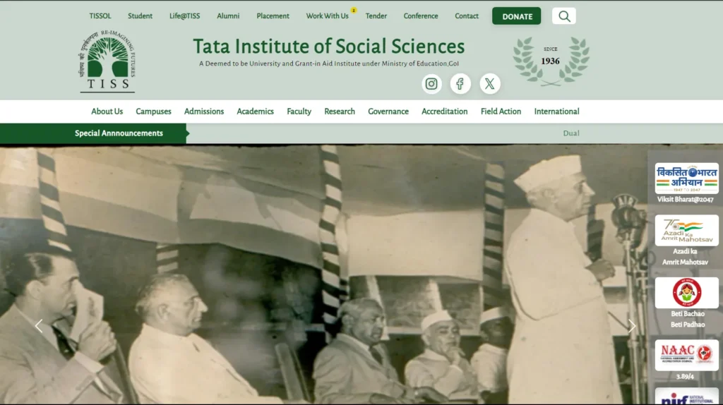 About Tata Institute of Social Sciences, Mumbai