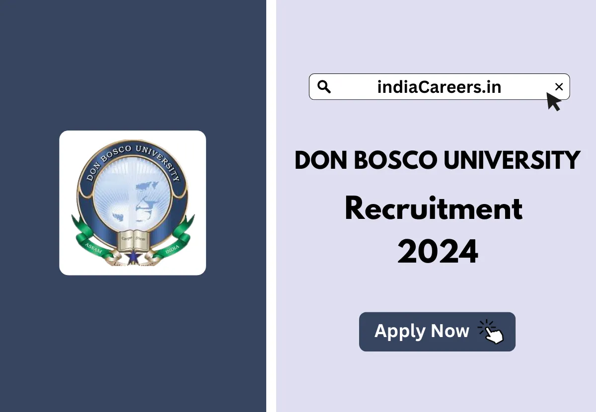 Assam Don Bosco University Recruitment