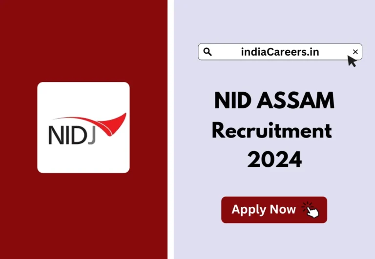 NID Assam Recruitment