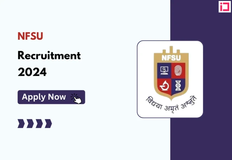 National Forensic Sciences University Recruitment