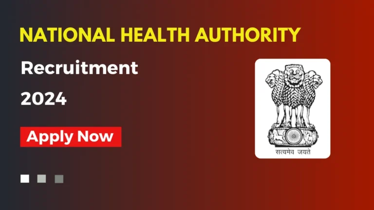 National Health Authority Recruitment