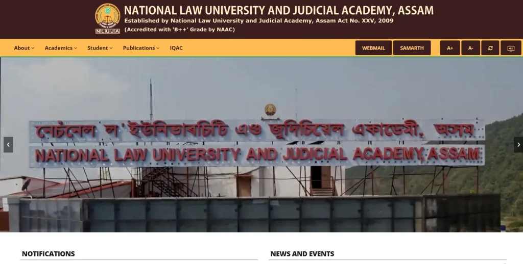 About National Law University and Judicial Academy (NLUJAA)